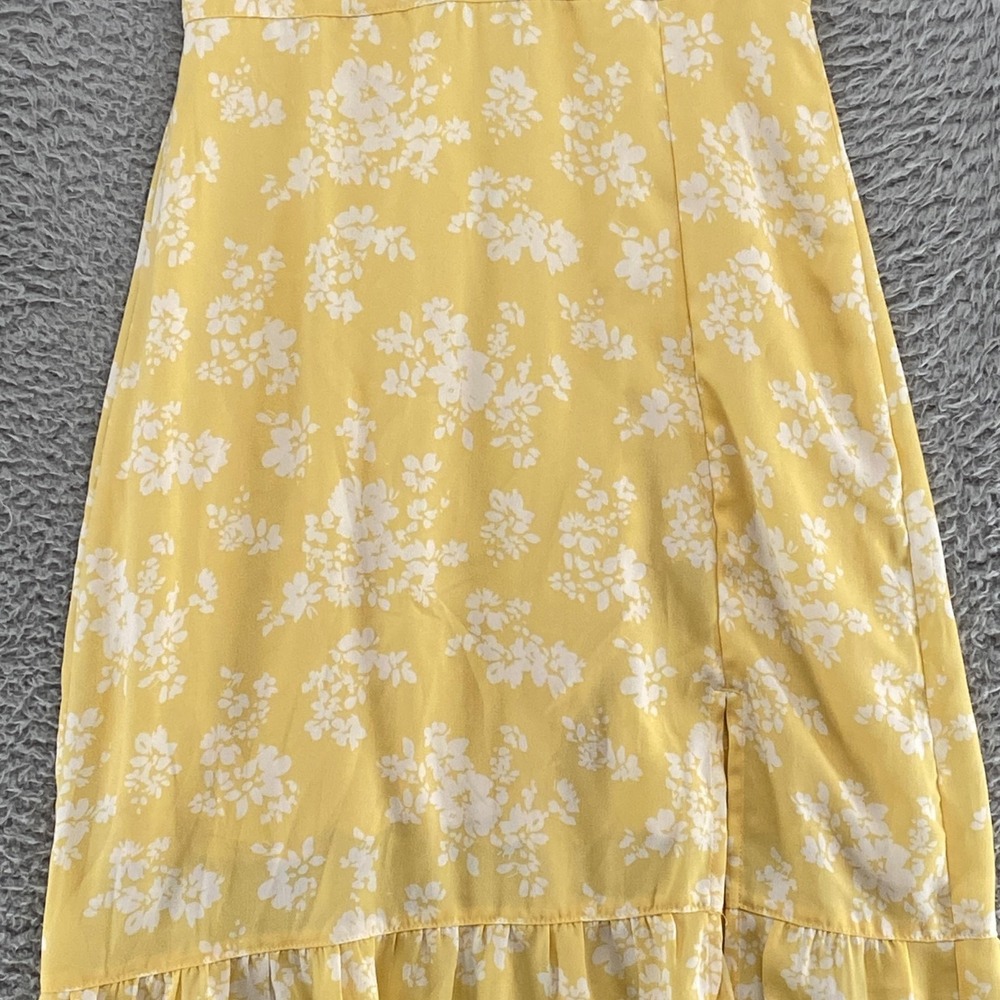 Abercrombie & Fitch Midi Dress Womens XS Floral Milkmaid Babydoll Sundress - Picture 3 of 16